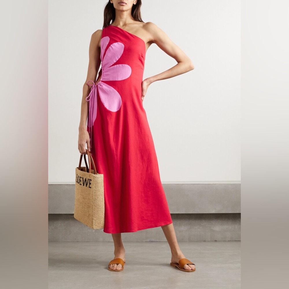 FARM RIO 🌺 FLOWER CUT OUT DRESS